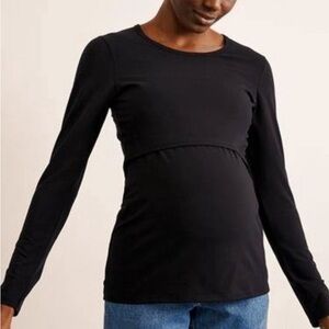 Long Sleeve Nursing Top - Small